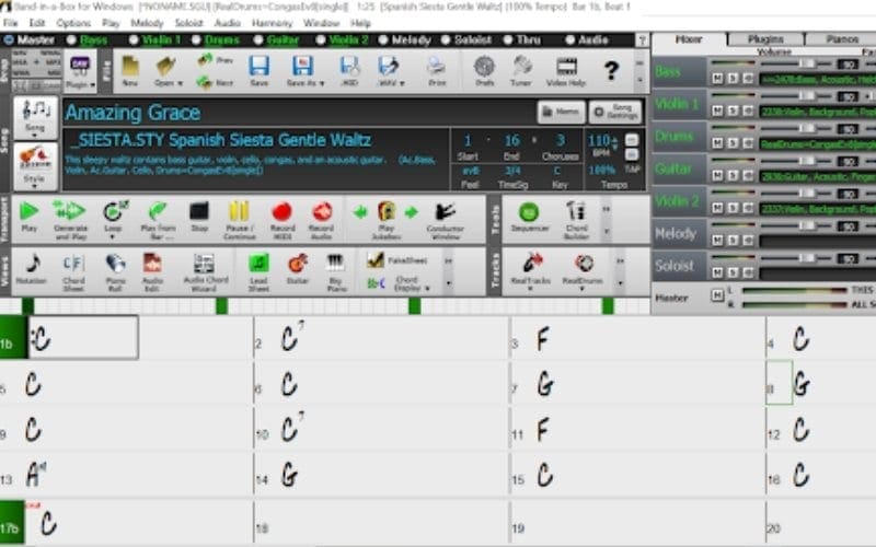 Band-in-a-Box music chords Мusic Gateway