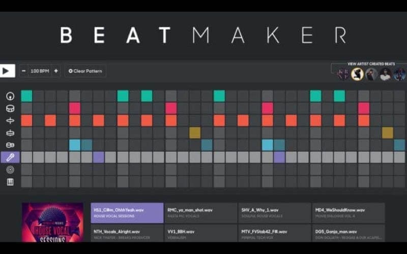 Beat maker app  online sequencer