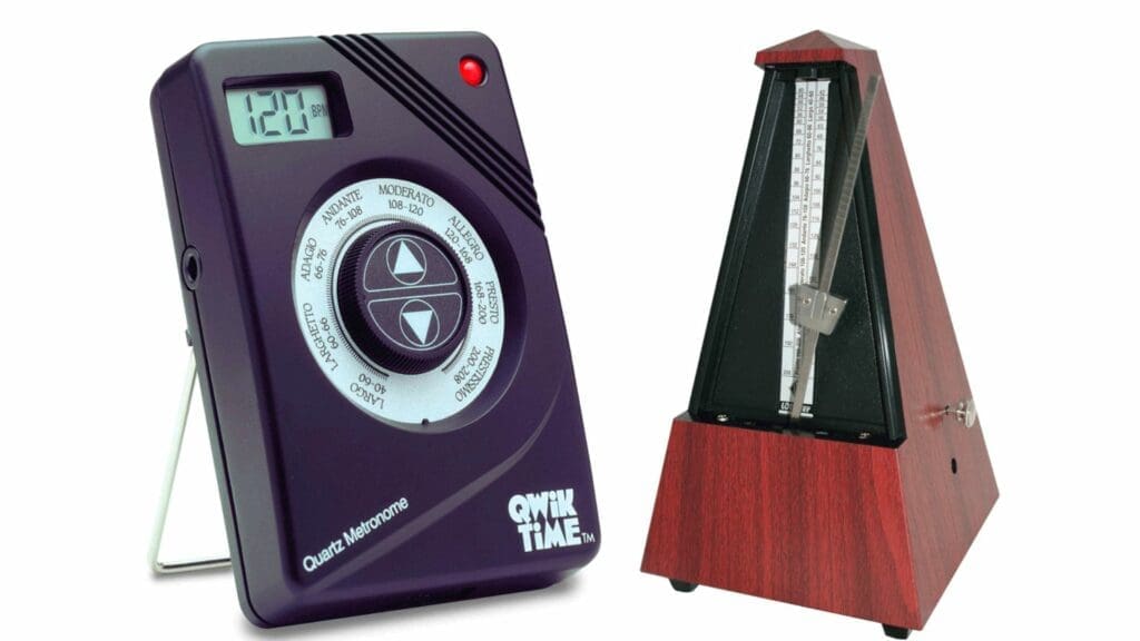 measuring with quartz metronome